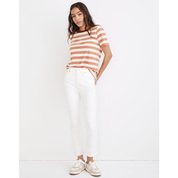Madewell Denim - Madewell Womens Jeans The Curvy Perfect Vintage Tapered Denim White Size 30 NEW